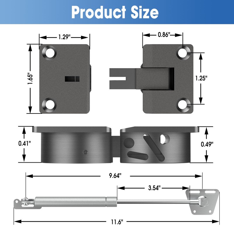 Drop Down Gas Struts,Gas Spring Hinge with 90 Degree Page