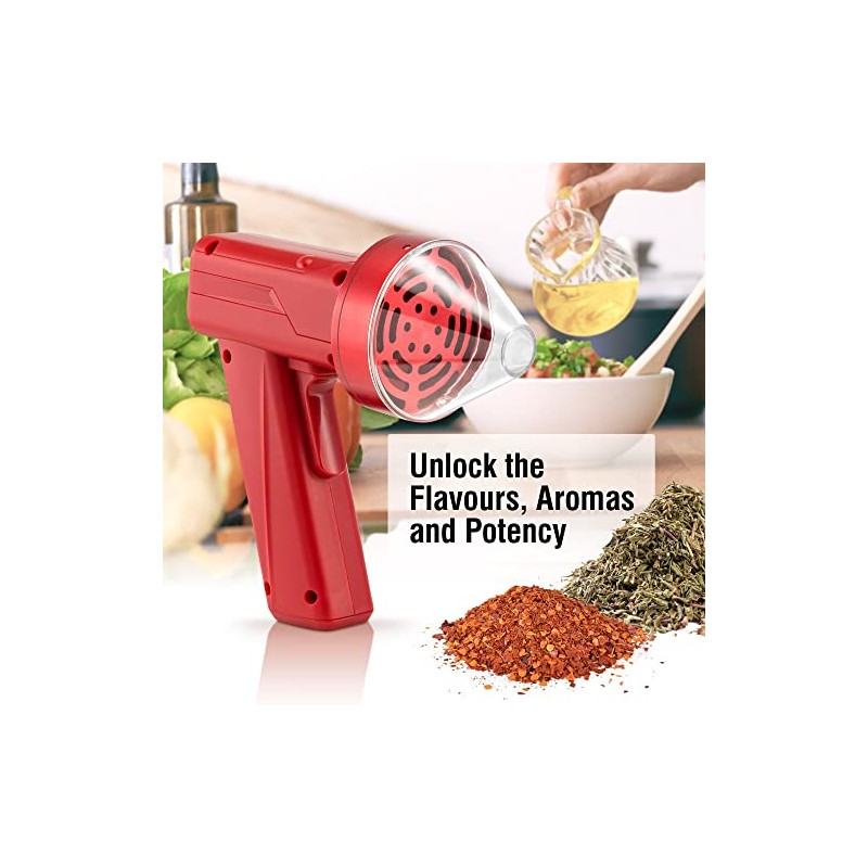 Auto9 Electric Herb Grinder with Auto Dispensing - Red