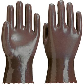 ATOM 214-D Rubber Hope Gloves with Lining Fabric L Size