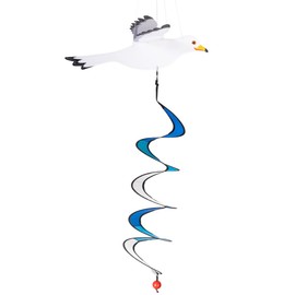 Colours in Motion - Common Gull Twister Wind Chime - 29 x 36 x 75 cm