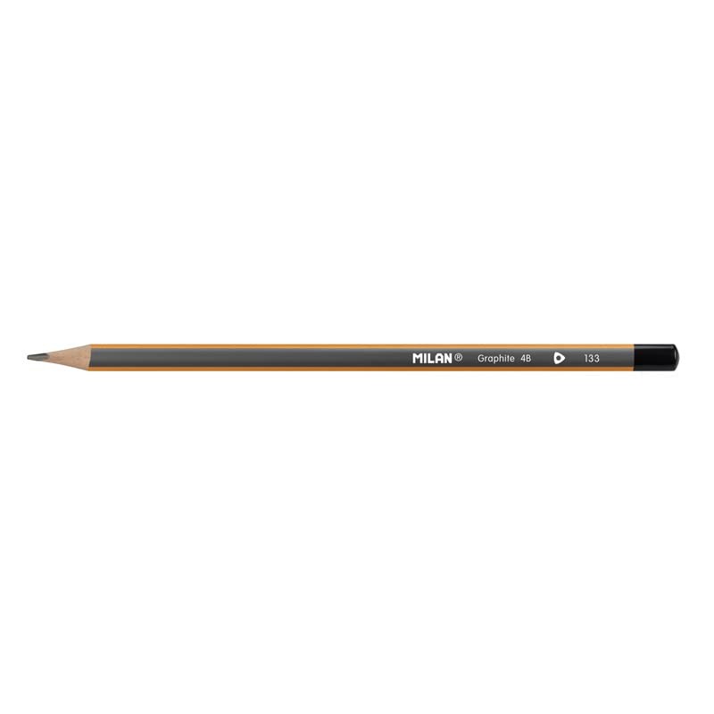 MILAN Box of 12 graphite pencils 4B triangular pencils