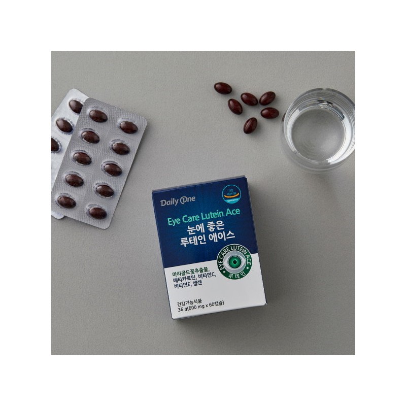 Daily One Lutein Ace eye supplement beta-carotene 600mg / 데일리원