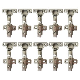 LIKERAINY 95 Degree Inner Stop Hinge 26 mm with Damper for Furniture Kitchen Cabinet Wardrobe Cabinet Door Automatic Hinge Inset Hinges Pack of 10