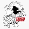 Trigun Head Black Vinyl Window Bumper Sticker Decal 5"