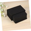 ABOOFAN 8pcs Black Water Absorption Felt Coasters Thickened Nonwoven Insulation