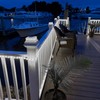 Solar Post Cap Lights, 6500K Cool White IP65 Waterproof Solar