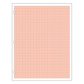 Geyer Instructional Products - Metric Graph Paper, Full Sheet Grid With mm and cm Lines, Double Sided, 500 Sheet Ream, Three Hole Punched
