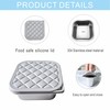 F.Y.Dreams 3 Pack 304 Stainless Steel Sandwich Containers With Silicone
