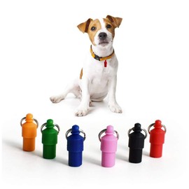 Pet ID Tags for Cats Small Dogs Puppy Capsule Shape Silent Silent Waterproof Dog ID Tags No Public Information Address Name Tag