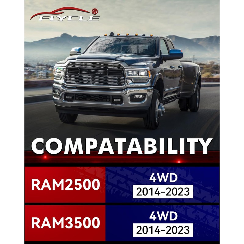 FLYCLE 3'' Front Leveling Kit for 2014-2023 Ram 2500 4WD,