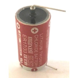 Brand New Maxell ER17/33 3.6V 1600mAh  Lithium Thionyl Chloride Battery with Pin