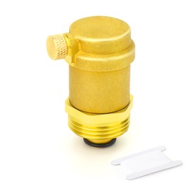 GASHER 2PCS Automatic Air Vent Valve, 1" DN15 Air Release Valve, Brass Air Bleed Valve, For Solar Water Heater And Hvac System