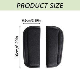 DYTHHN 2 Pieces Shoulder Strap Belts Pads Baby Stroller Car Seat Strap Soft Seat Belt Cushion Strap Covers Universal Seat Belt Pad for Newborns Infants and Kids
