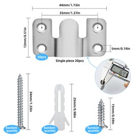Interlocking Picture Hanger, Picture Hanger, Flush-Mounted Concealed Bracket, Heavy Duty Picture Hanger, Wall Mount, Hanging Hooks, Furniture Connectors for Home Office, Photo Picture, Painting