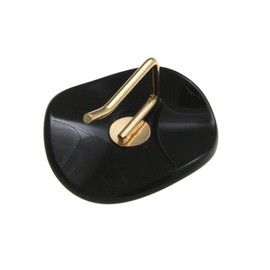 Vingtaine H7215-BK- Tortoise Shell Style Wave Plate Hair Cuff, Pony Hook, Hair Hook, Hair Elastic, Easy Arrangement, Easy Arrangement, Hair Accessory