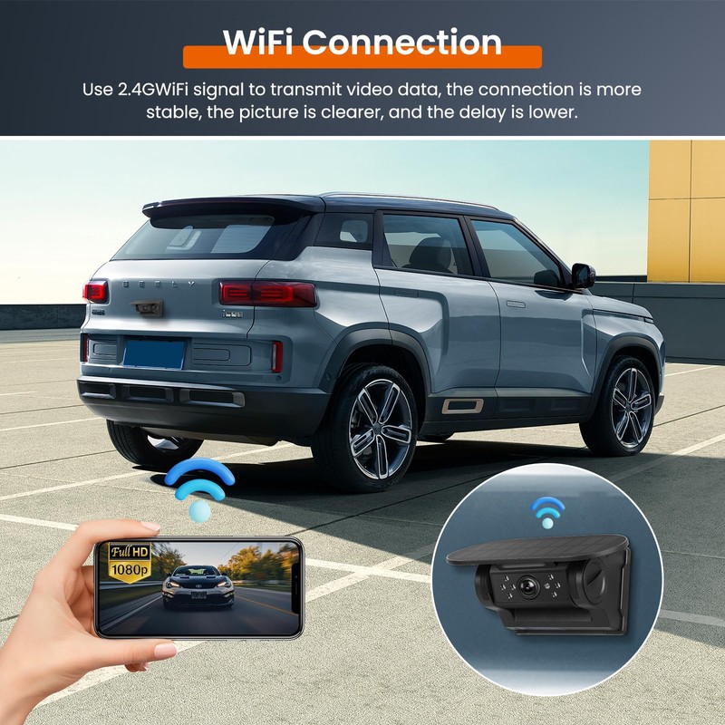 WiFi Solar Wireless Reversing Camera