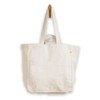 Fluf Organic Cotton Box Tote Bag, Nutmeg