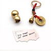 Feng Shui Chinese Zodiac Keychain - Mini Wealth Pot with