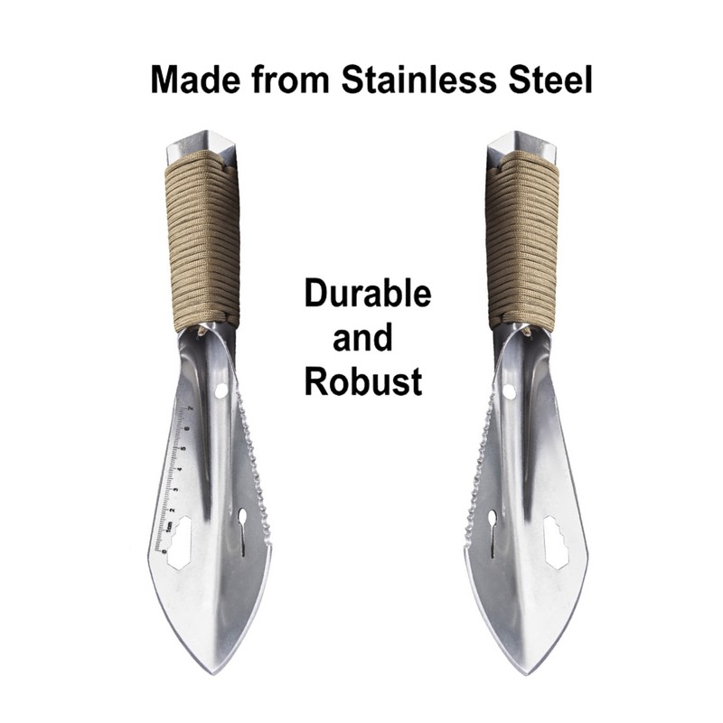 Portable Folding Shovel Multifunctional Outdoor Gadgets Garden Tool for Camping