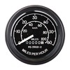 RACETECH 60 MPH/100 KMH Dual Scale Mechanical M-Series Speedometer &