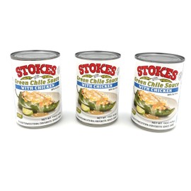 Stokes Green Chile Sauce with Chicken Pack of 3