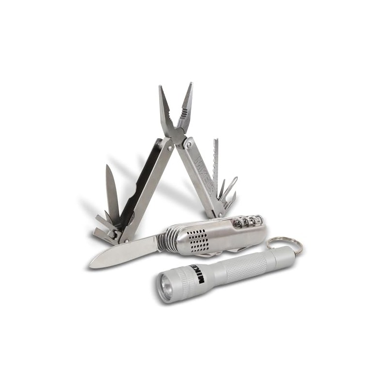 Multiherramientas kit multiusos navaja con lámpara 3 en 1