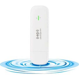 KuWFi 4G 150Mbps, 4G LTE USB Dongle WiFi, Wireless Cle Modem 4G with Slot, Network Adapter 4G LTE, USB Flash Drive for Business/Home, Connect 10 Users