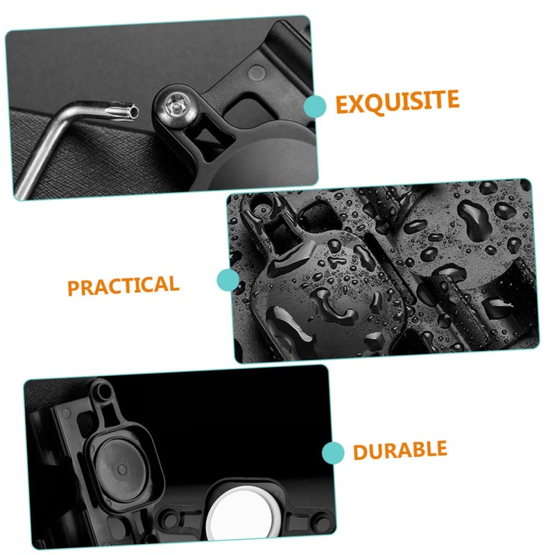 WHAMVOX 1set Bike Supplies Frame Bracket Locator Protective Cover Scratch-resistant
