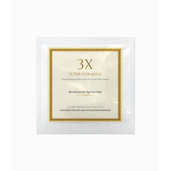 3 x Super Formula Revitalising Anti-Ageing Disposable Face Mask (Revitalizing