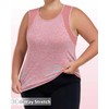 MTICFMY Plus Size Workout Tank Tops for Women, Summer Gym
