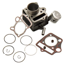maXpeedingrods 70CC Cylinder Piston Gasket Kit for Honda C70 CT70 XR70R CRF70F ATC70 TRX70 S65 12101-098-670 Flat Top Pistons