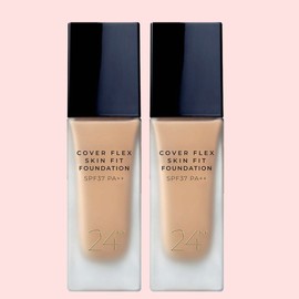 BOM Cover Flex Skin Fit Foundation 30ml, 25 Sand Beige, 2 pcs. / 비오엠 커버 플렉스 스킨 핏 파운데이션 30ml, 25 샌드 베이지, 2개