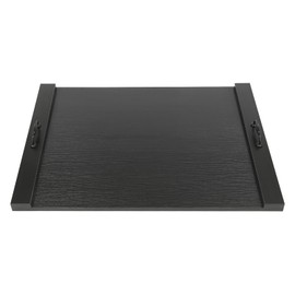 Stove Top Noodle Board Cover - Melamine Board Stove Top Covers for Electric Stove and Gas Stove, Wooden Stovetop Cover Stove Burner Covers - Sink Cover RV Stove Top Cover (Ebony Black)
