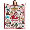 Canadian Souvenirs, 50x60 Inch Canadian Blanket Cozy Throw Blankets Canada
