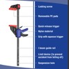 WORKPRO 12" Clamps for Woodworking 2-Pack, Quick-Release Wood Clamps/Spreader Light