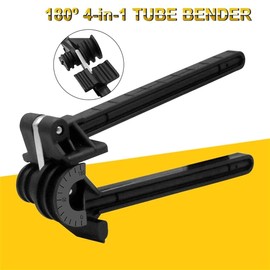 Ticfox 4 in 1 180 Degree Heavy Duty Pipe Bender 4mm 6mm 8mm 10mm Manual Pipe Bending Tool
