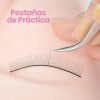 Pestañas De Práctica Extensiones Maquillaje Lashista 10par F