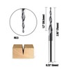 Set of 2 Solid Carbide Ball End Mill Conical Milling