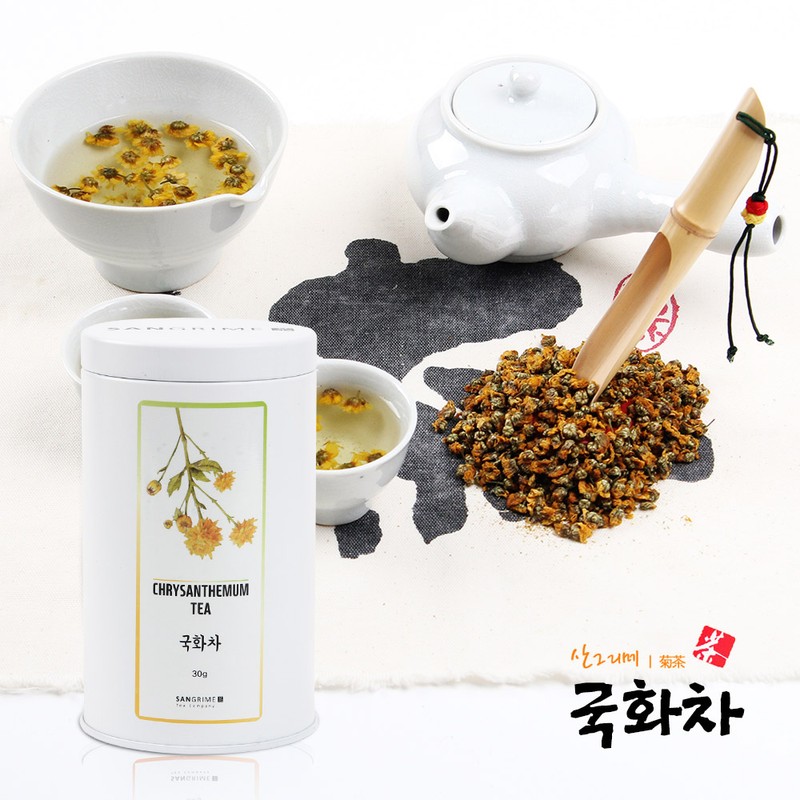 Sangrime domestic chrysanthemum tea/persimmon leaf tea/mulberry leaf tea 30g tin
