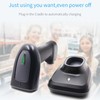 Handheld 1D/2D/QR Barcode Scanner Wireless BT & 2.4G USB Wired