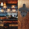 Anphly Wall mounted bottle opener, wall mounted beer and soda