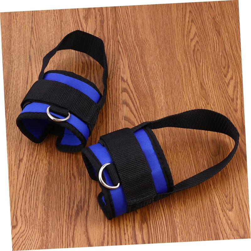 KOMBIUDA 2pcs Ankle Cuffs for Gym Padded Workout Straps Leg