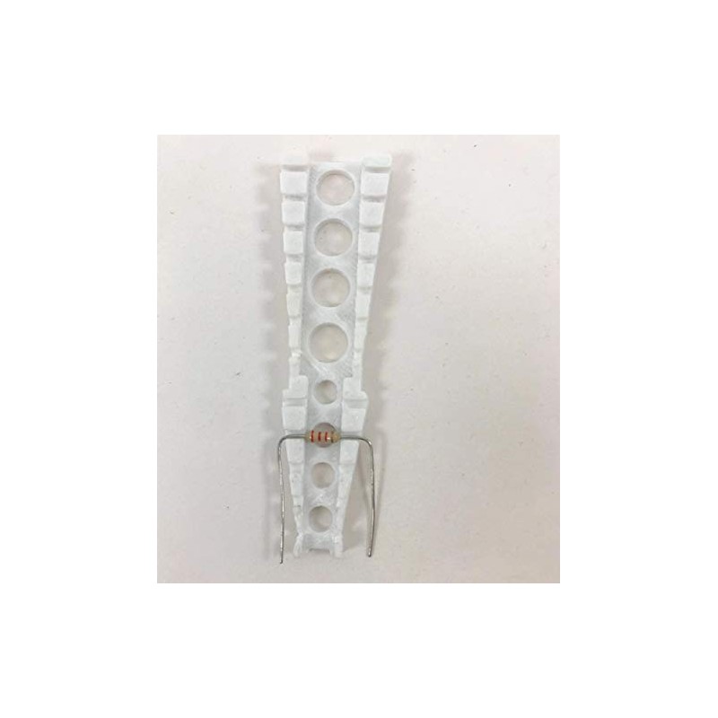 Resistor Component Leg Bender. Small and Medium Components. White