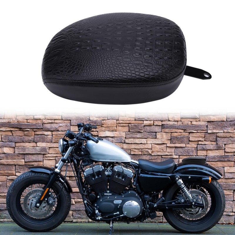 DREAMIZER Motorcycle Rear Seat Cushion Passenger Pillion Saddle Pads Compatible