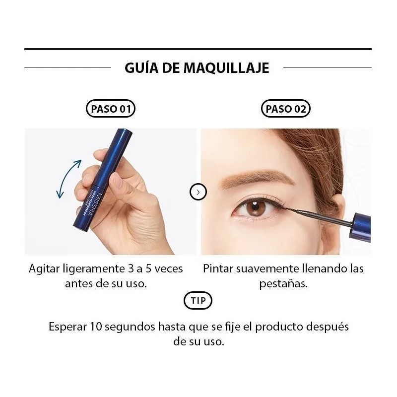 Missha México Oficial Ultra Powerproof Liquid Liner Negro Semimate