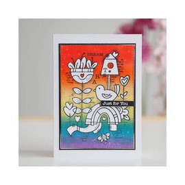 Woodware Francoise Collection-Clear Stamp-Dream Garden, A6 Transparent FRS857