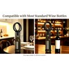 WOFALO store Stylish Resin Handle Wine Bottle Bag with Marble-Pattern
