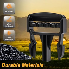 FUSCH 2 PCS Door Net Buckle Clips Compatible with Polaris Ranger Crew 900 XP 2016-2020 1000XP 2016-2022 Diesel 2016 40mm Male Buckle Mesh Door Side Safety Net Fastener Replace #: 5452505