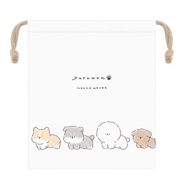 Kamio Japan 223579 YURUWAN Medium Drawstring Drawstring with Gusset