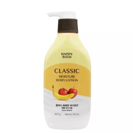 해피바스 클래식 촉촉한 바디밀크 애플 바나나 400g 바디로션 Happybath Classic Moisturizing Body Milk Apple Banana 400g Body Lotion